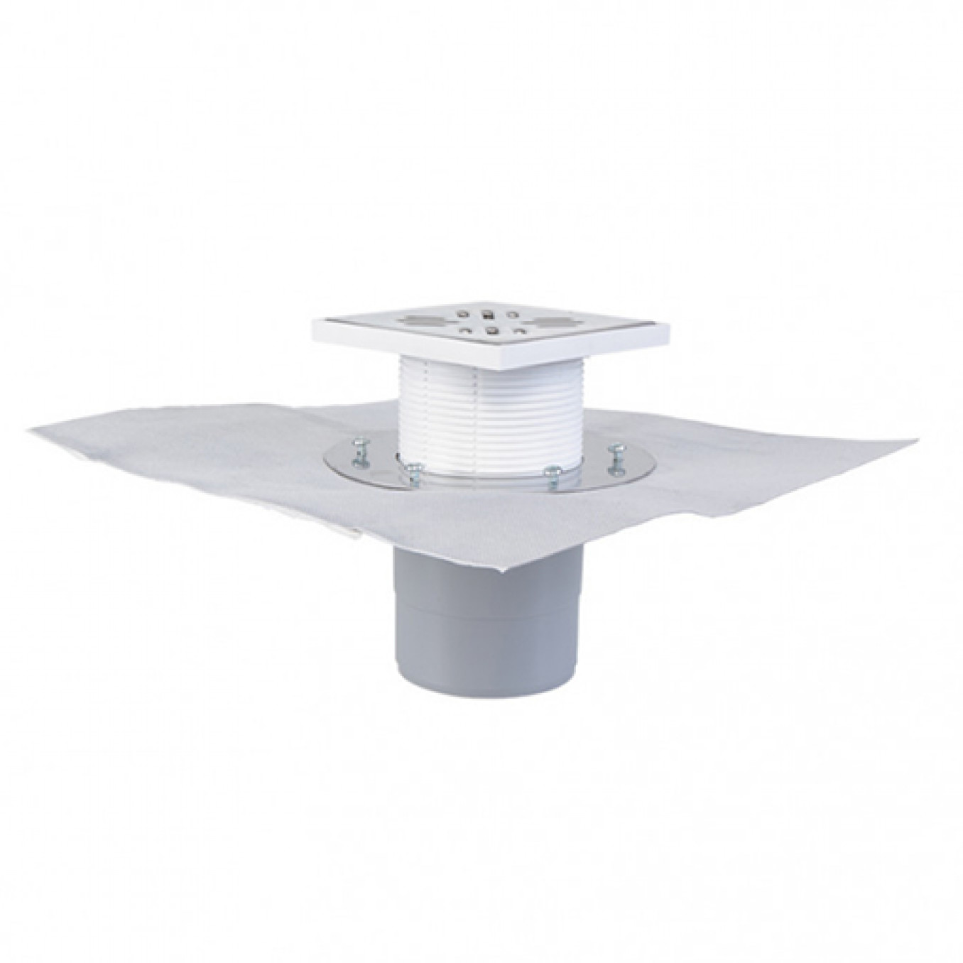 Slivnik STYRON vertikalni  fi110/50 komplet  sa resetkom 15x15 i izolacijom