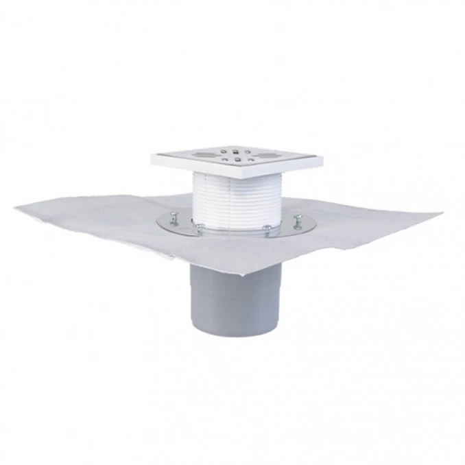 Slivnik STYRON vertikalni  fi110/50 komplet  sa resetkom 15x15 i izolacijom