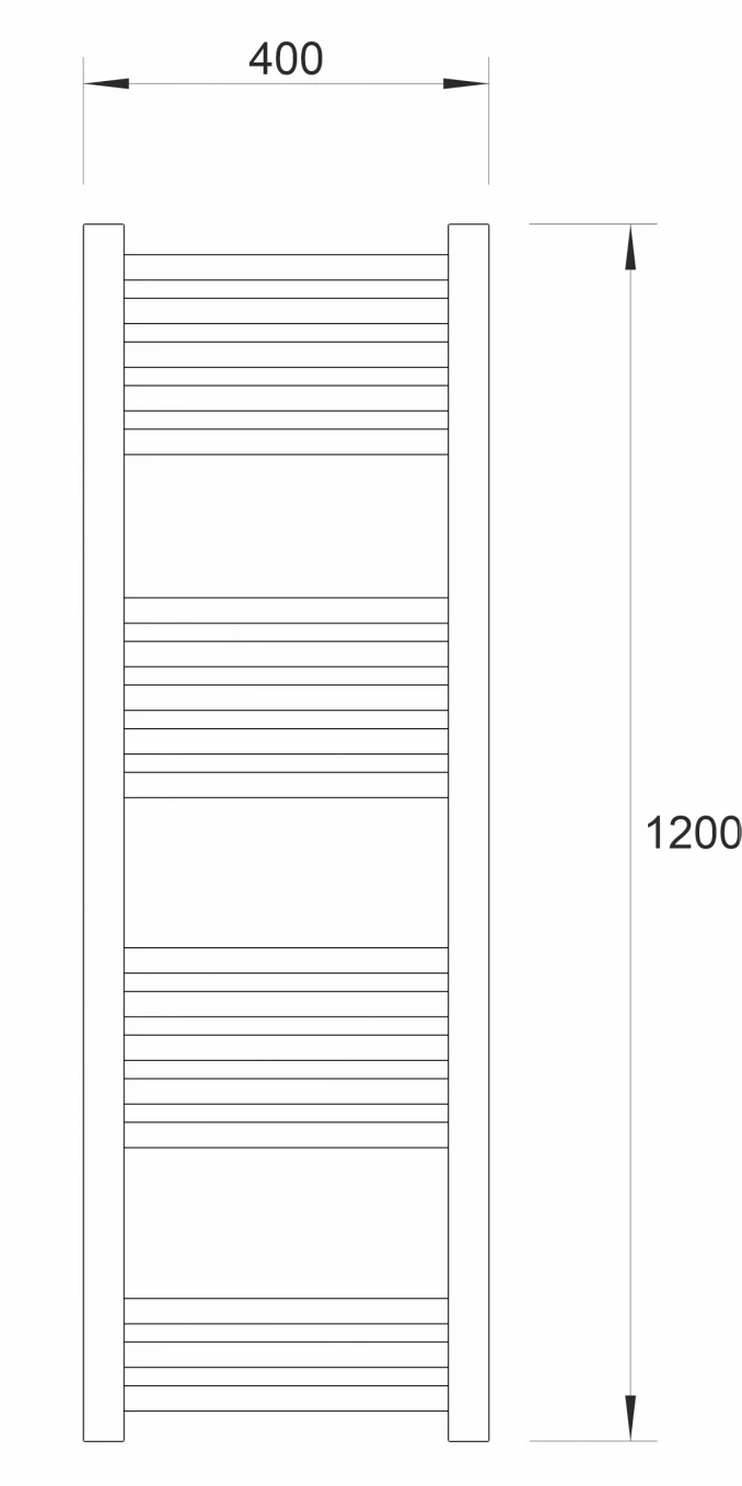 Sušač WARME WERRA 400x1200 hrom