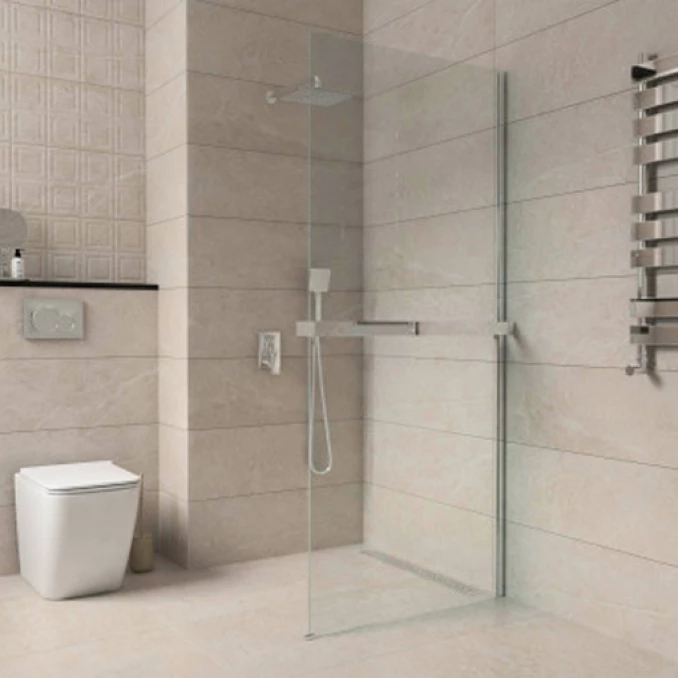 Walk-in COPEN MONTE SUPERIORE 1000x2000. 8mm staklo. polica i držač hrom