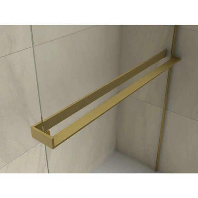 Walk-in COPEN MONTE SUPERIORE 1200x2000. 8mm staklo. polica i držač brušeno zlat