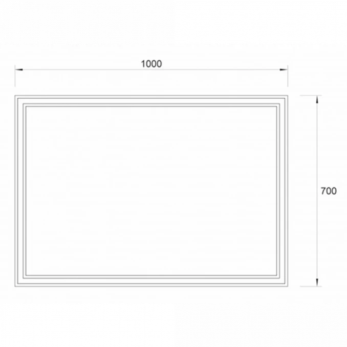 Ogledalo COPEN 1000x700