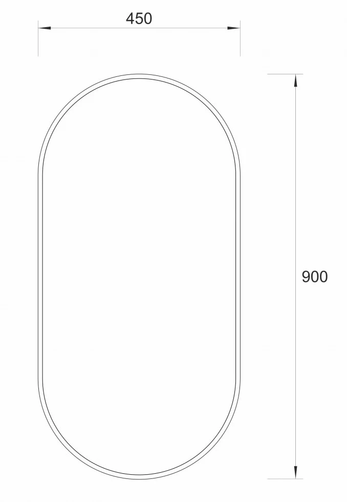 Ogledalo COPEN 450x900