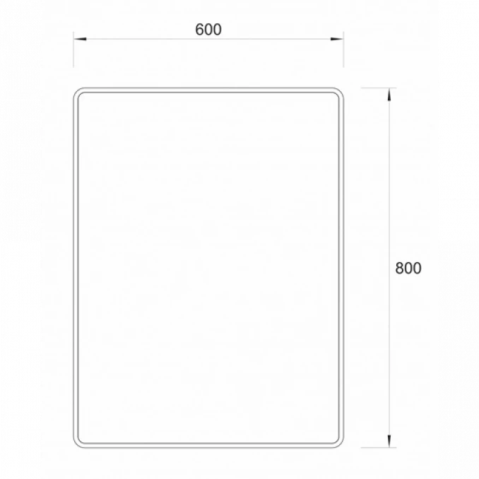 Ogledalo COPEN 600x800