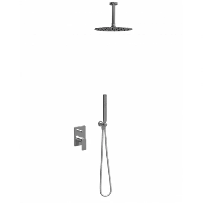 Ugradna baterija sa tuš setom 5 COPEN NOOK hrom