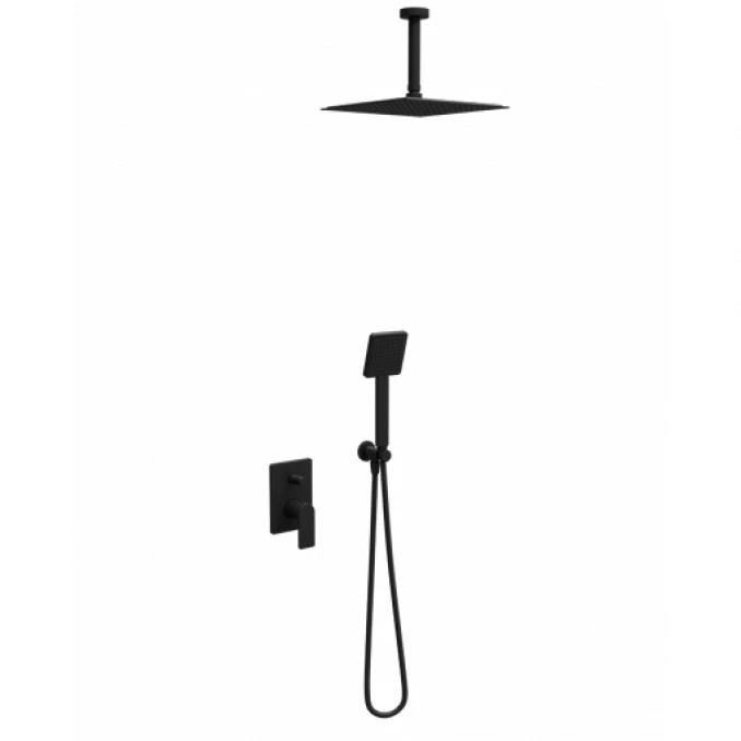 Ugradna baterija sa tuš setom 6 COPEN NOOK mat crna