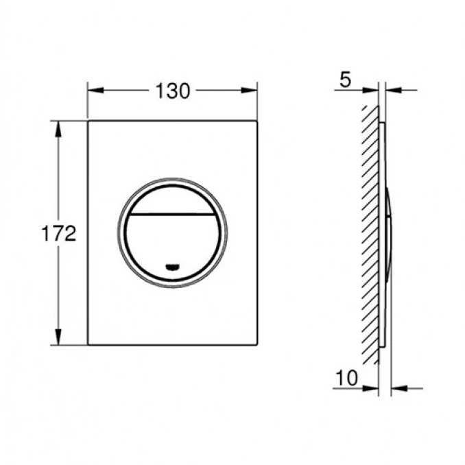 Taster GROHE NOVA COSMOPOLITAN S chrome