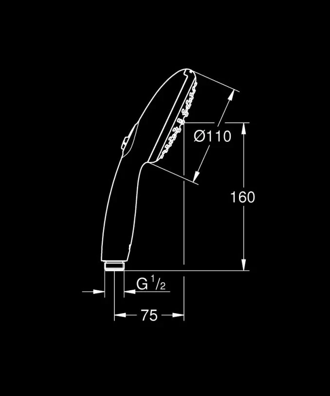 Tuš  ručica GROHE TEMPESTA 110 2f