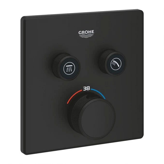 Termostat maska GROHE GROTHERM SMARTCONTROL 2F èetvrtasta phantom black