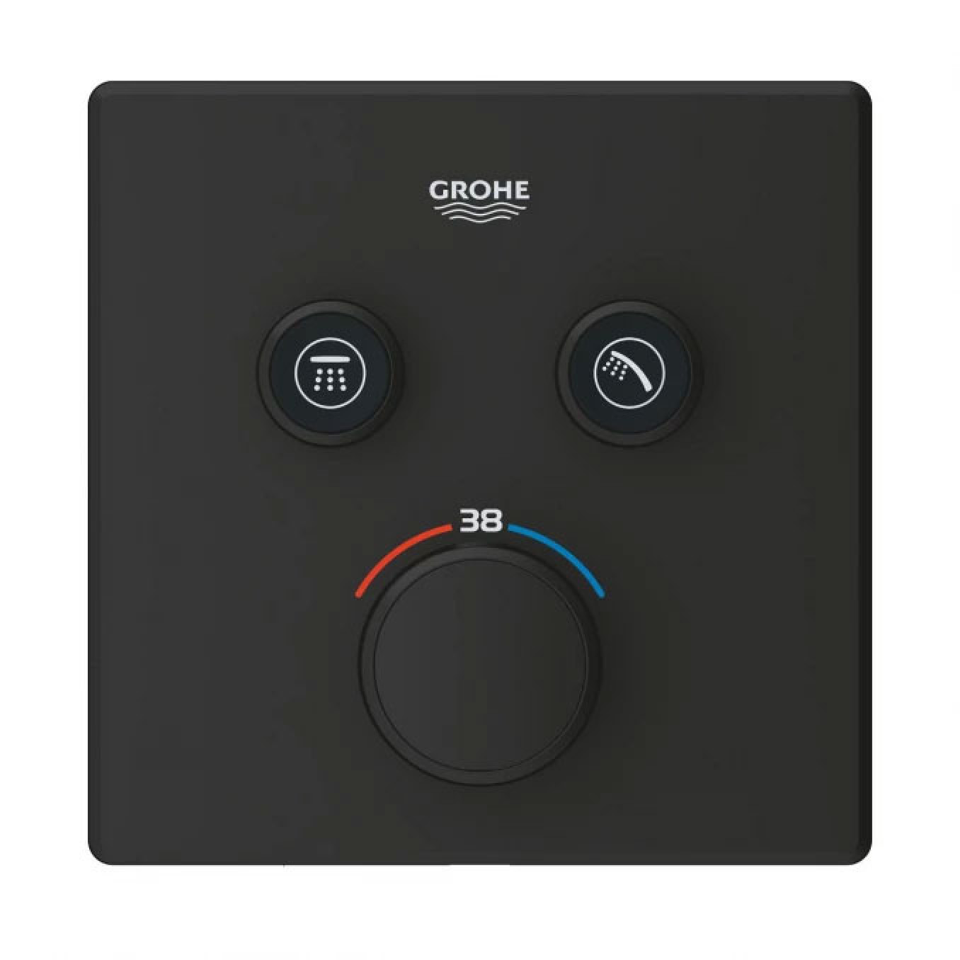 Termostat maska GROHE GROTHERM SMARTCONTROL 2F èetvrtasta phantom black
