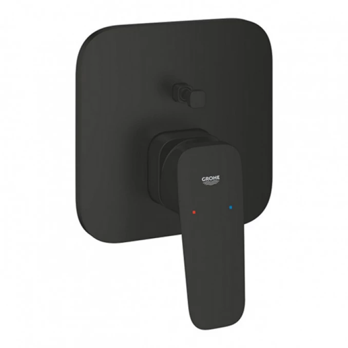 Maska ugradne baterije GROHE CUBEO sa prebacivačem 2F phantom black