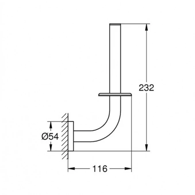 Držač rezervne rolne GROHE ESSENTIALS