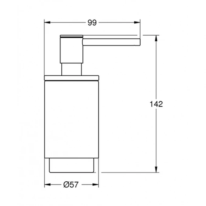 Dozer sapuna GROHE SELECTION hard graphite