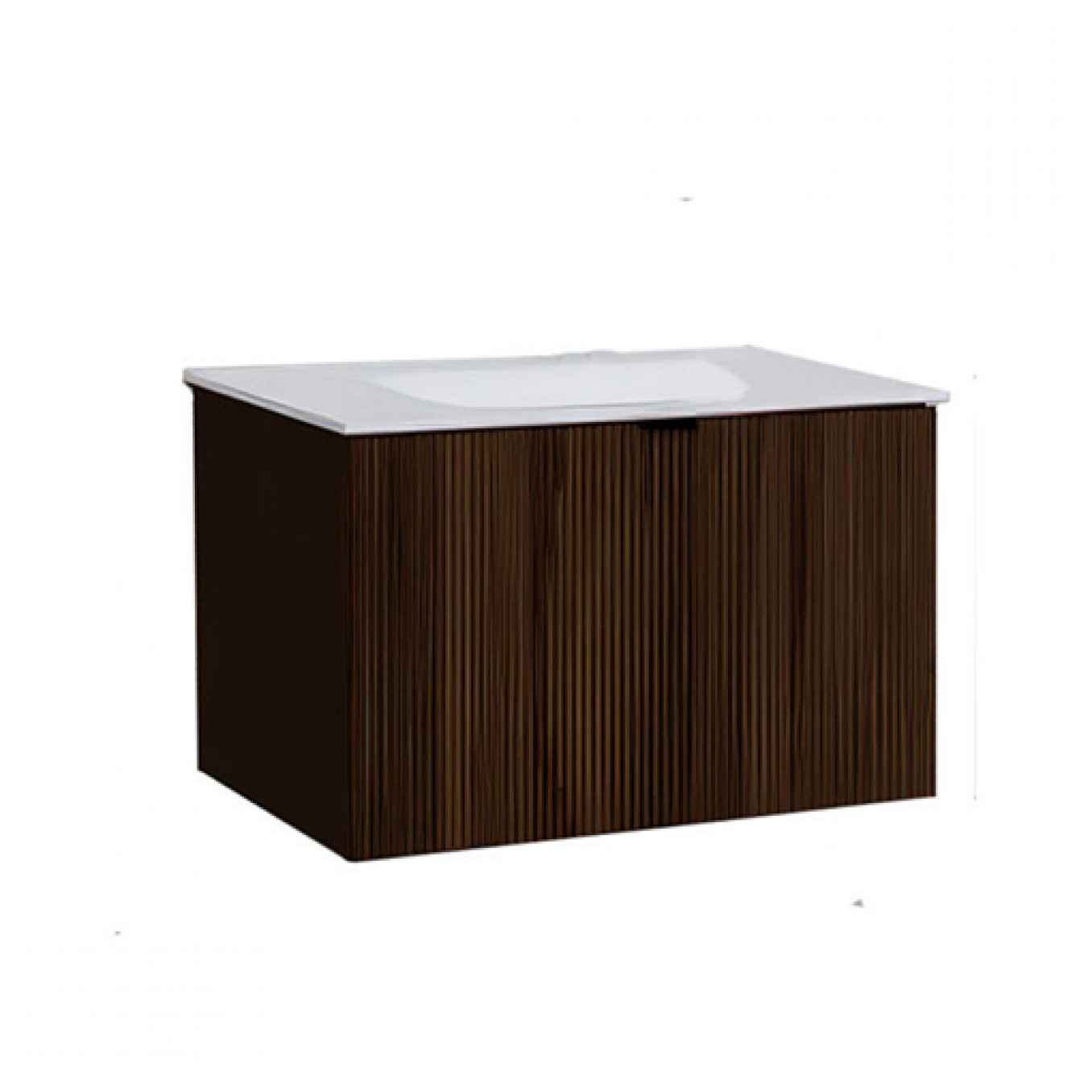 Ormarić LINEART PIEDRA 600 walnut sa lavaboom