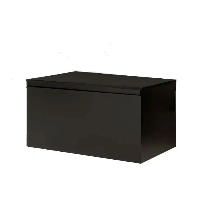 Ormarić LINEART TISA 800 black sa crnom nadgradnom pločom