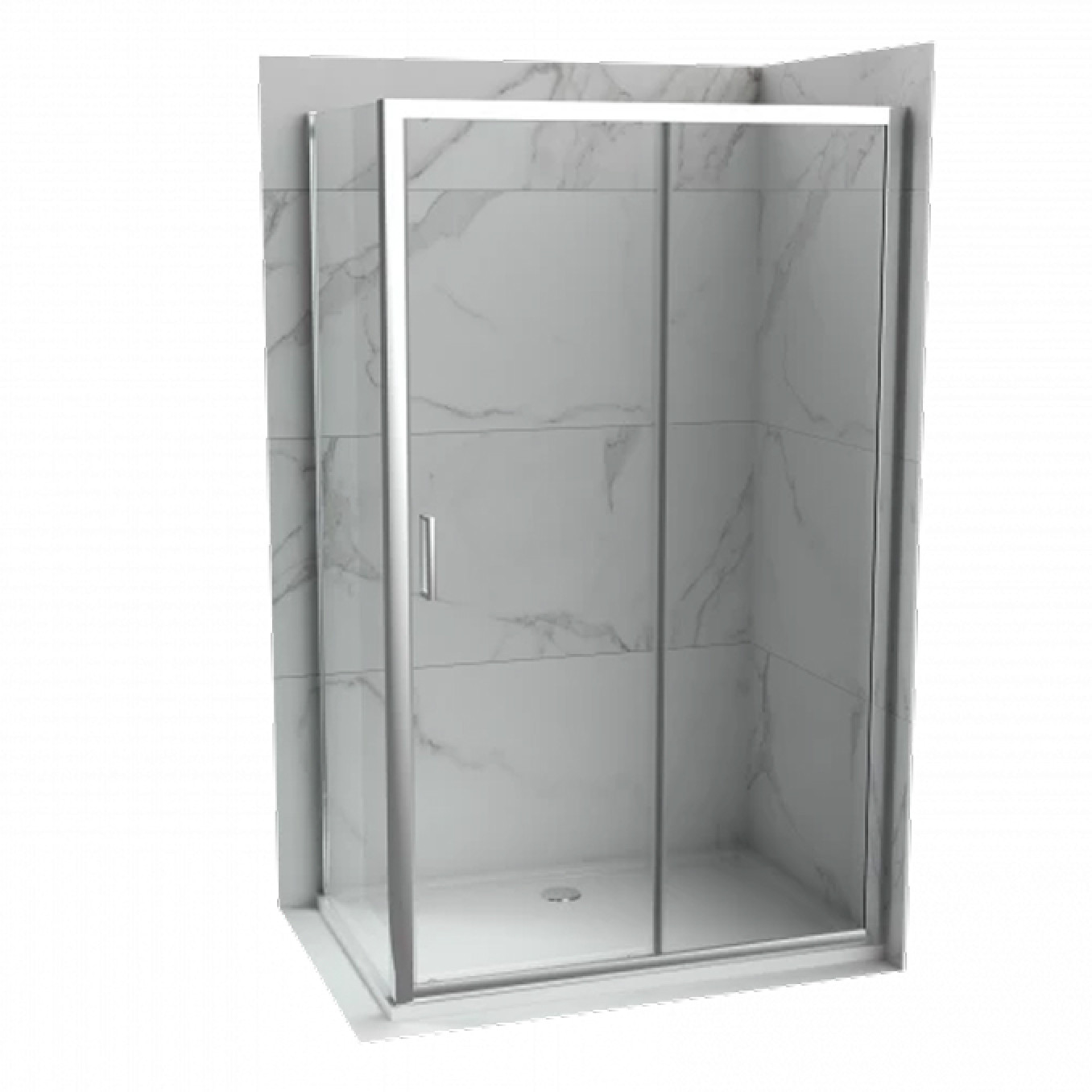 Stakleni paravan COPEN PROJECT 1100x1950 staklo 6mm providno