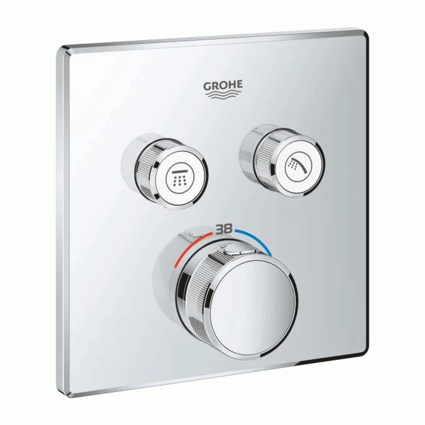 Termostat maska GROHE GROTHERM SMARTCONTROL 2F četvrtasta