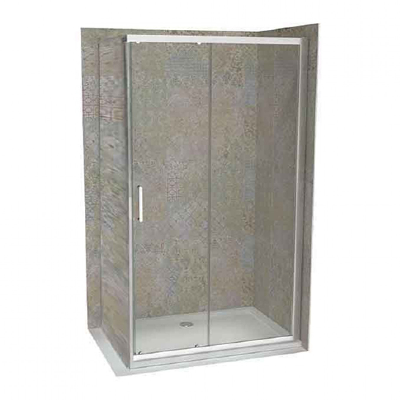 Stakleni paravan COPEN ATLAS PRO 1000x1950 hrom. staklo 6mm providno
