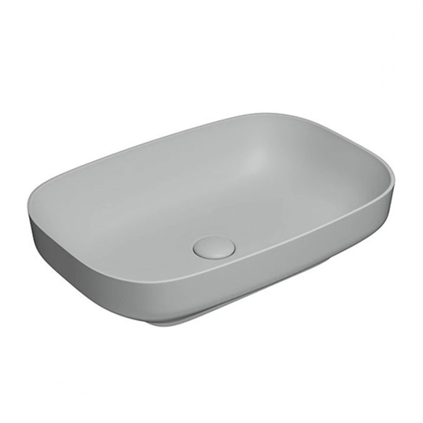 Lavabo COPEN nadgradni 585x380x140 matt gray