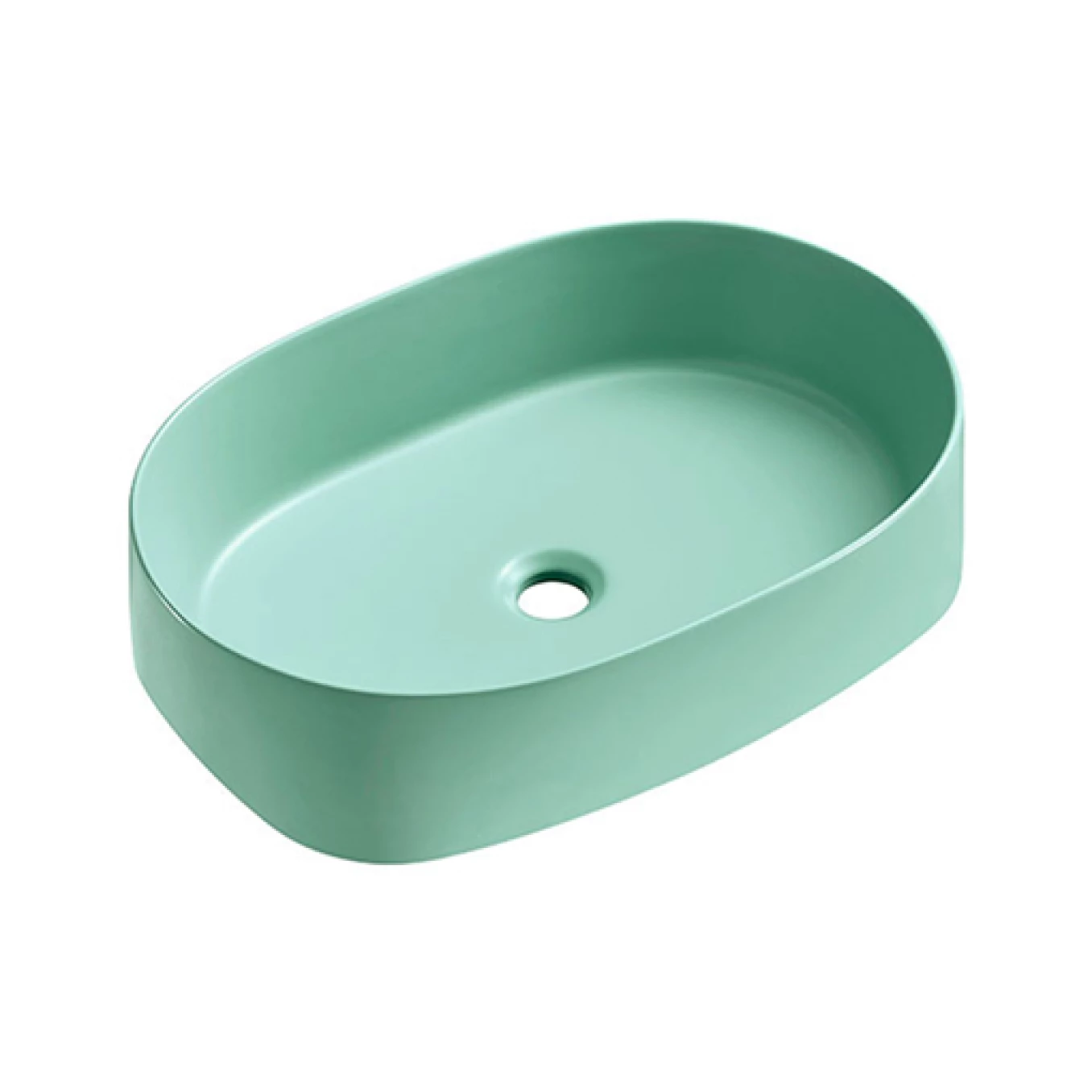 Lavabo COPEN nadgradni 560x390x140 matt green