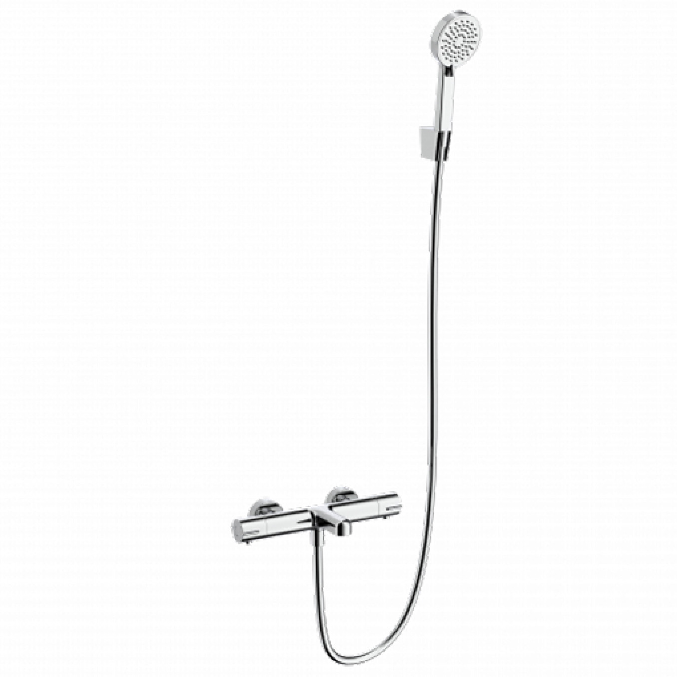 Termostatska baterija za kadu COPEN CoolTouch sa tuš setom hrom