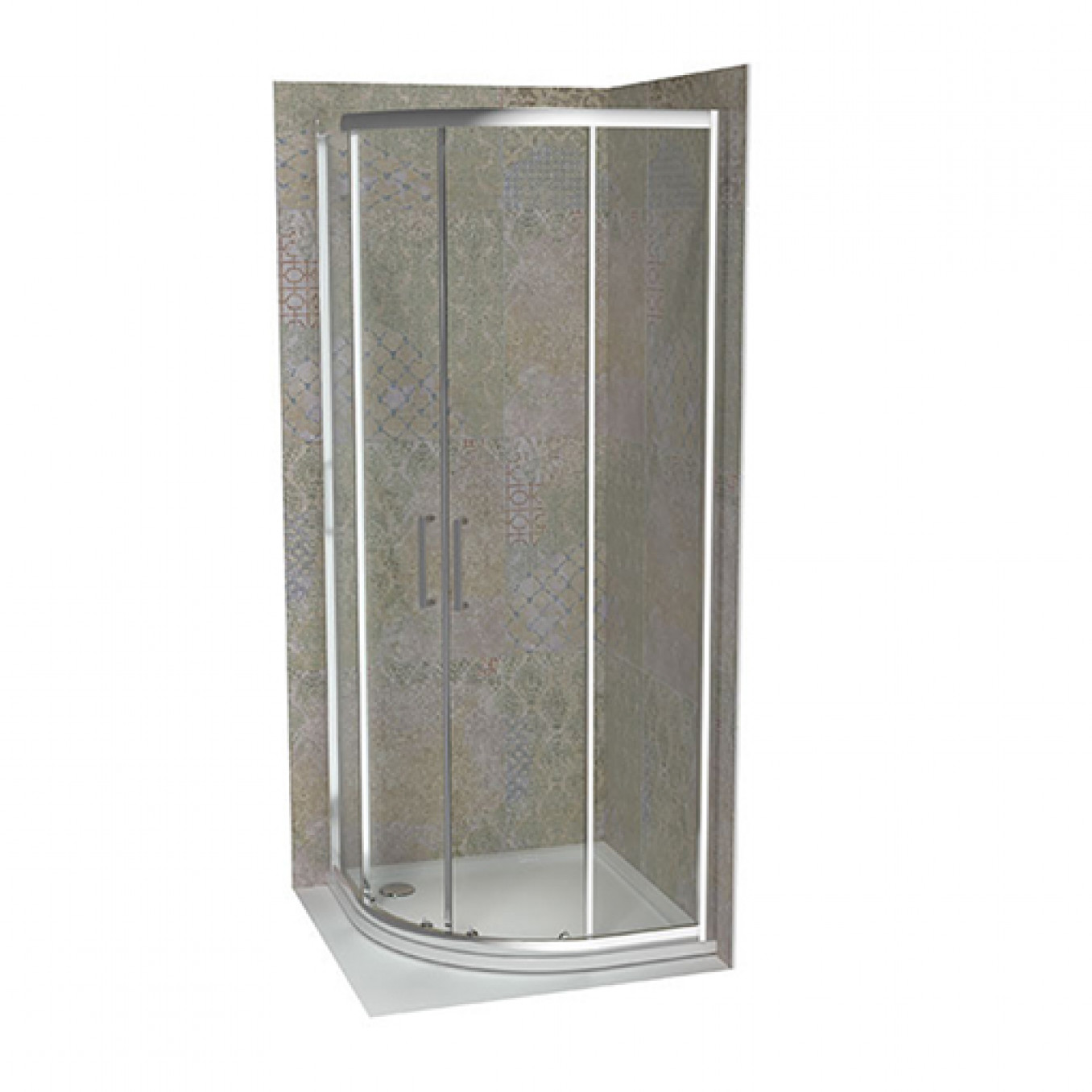 Tuš kabina COPEN ATLAS PRO R900x1950 hrom. staklo 6mm providno