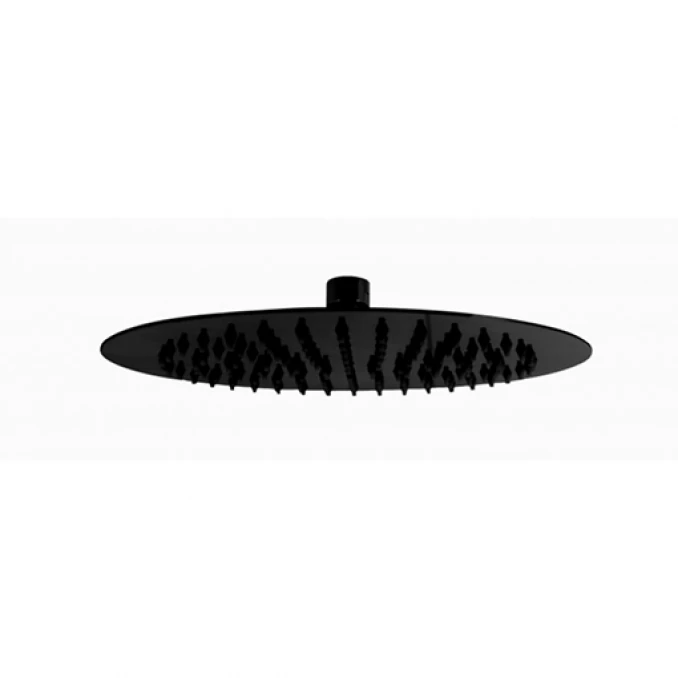 Ruža tuša COPEN fi250mm mat crna S/S304