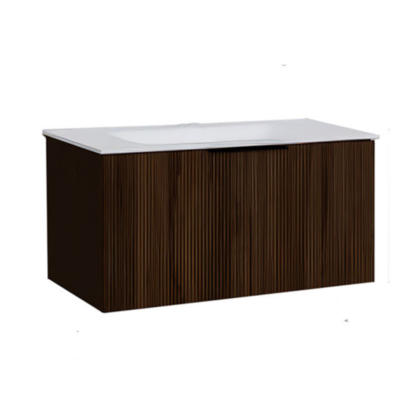 Ormarić LINEART PIEDRA 800 walnut sa lavaboom