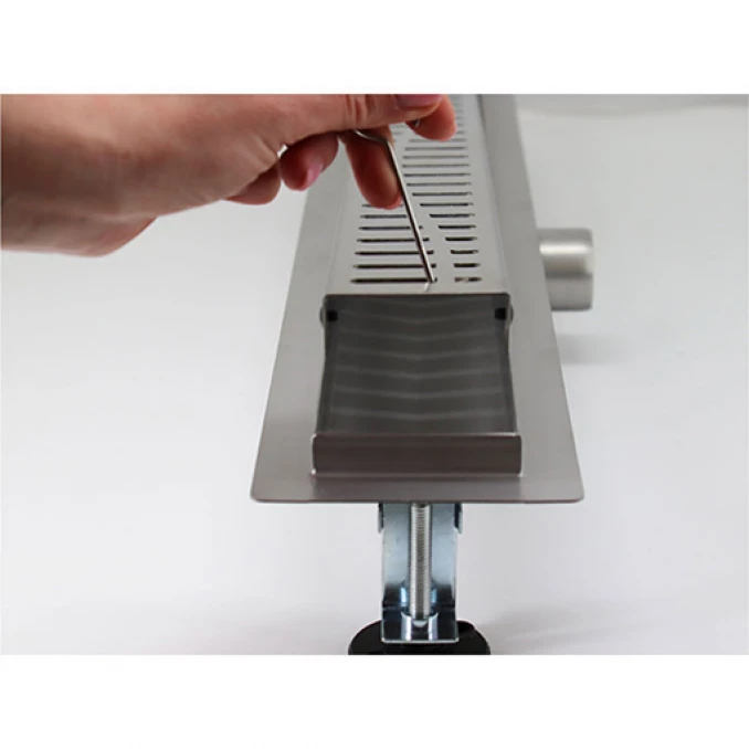 Tuš kanalica PROFIL M WAVE 500 brushed