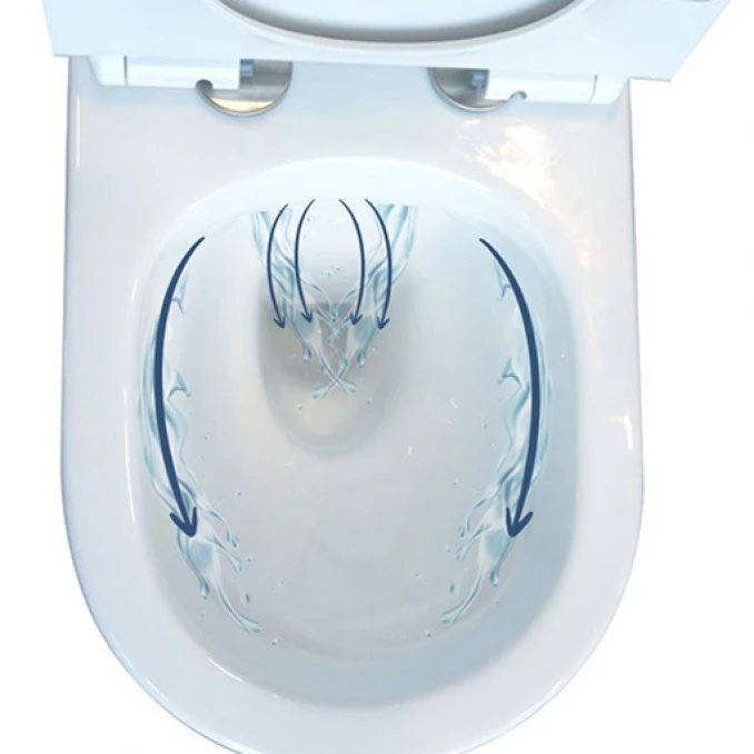 Konzolna šolja OPTIMO rimless sa duroplast soft close wc daskom