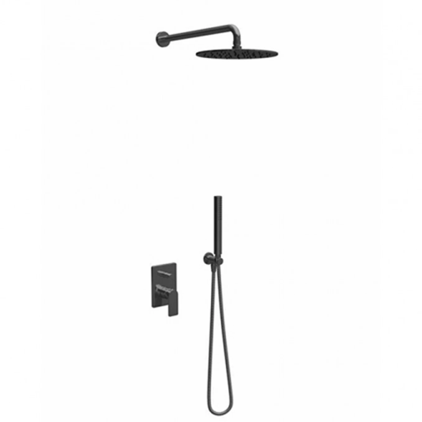 Ugradna baterija sa tuš setom 1 COPEN NOOK gunmetal