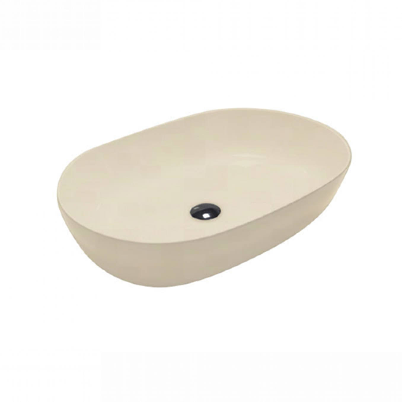 Lavabo nadgradni HATRIA HAPPYHOUR SLIM 12:00 570x380 glossy dove-gray