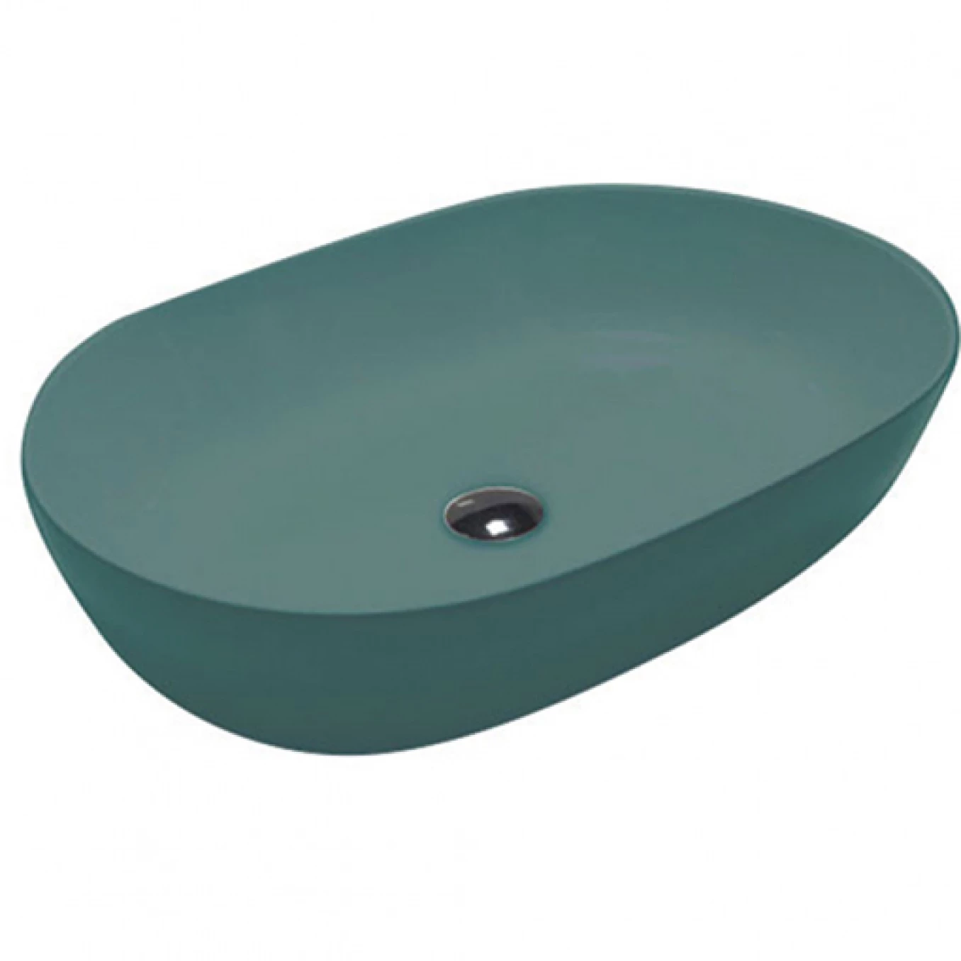 Lavabo nadgradni HATRIA HAPPYHOUR SLIM 12:00 570x380 glossy petrol