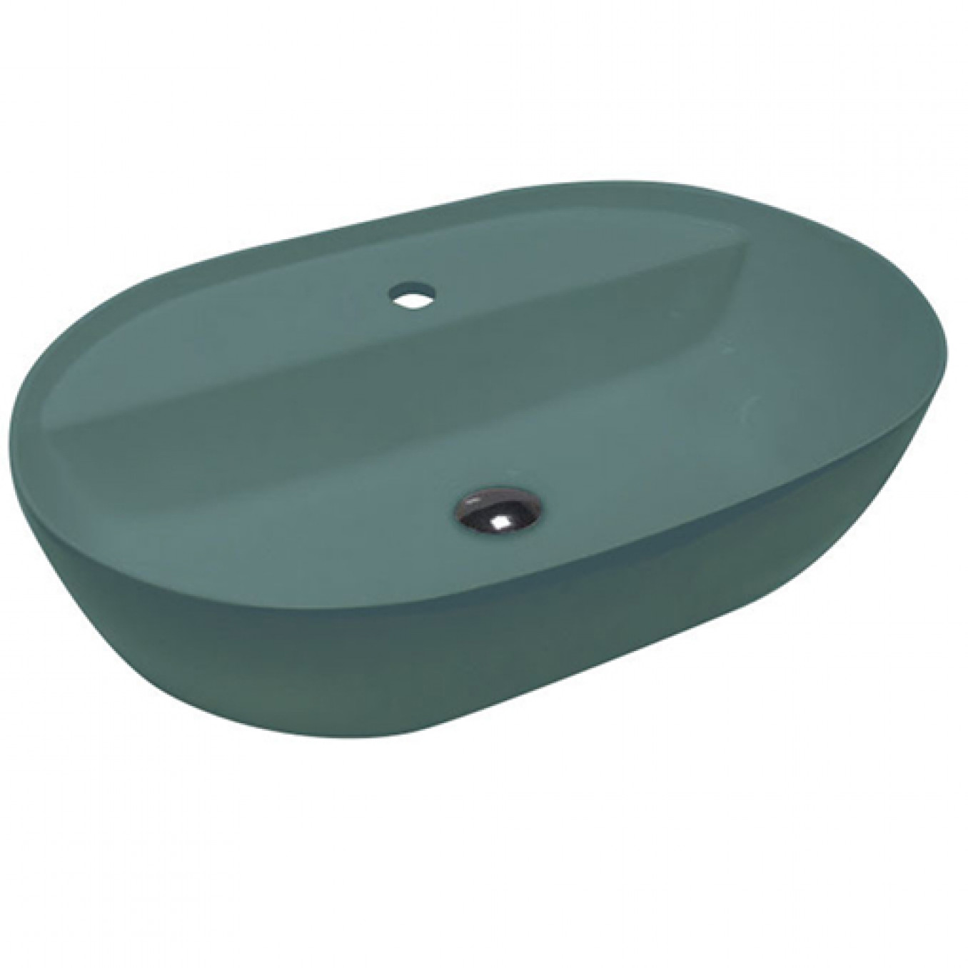 Lavabo HATRIA HAPPYHOUR SLIM 12:00 570x380 glossy petrol