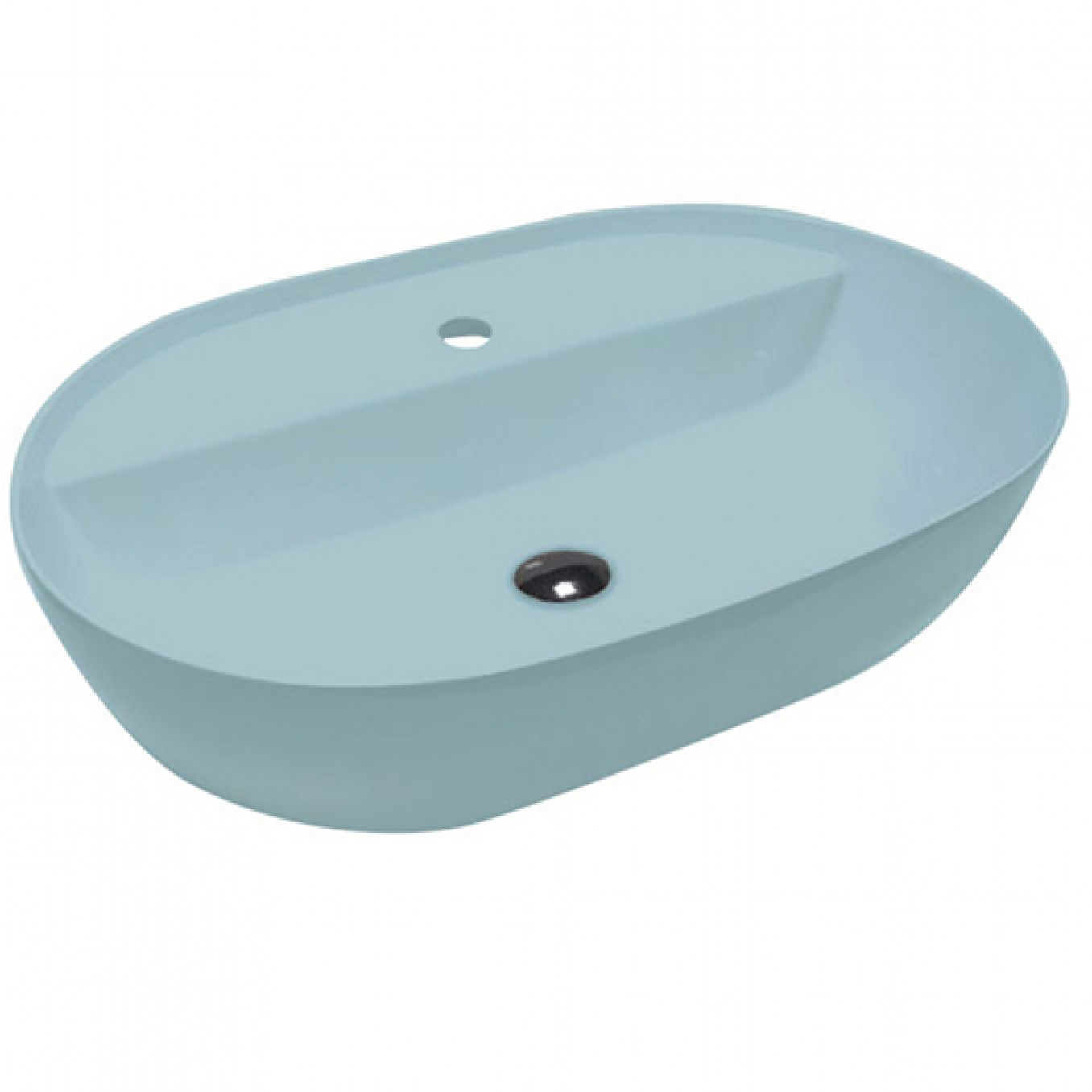 Lavabo HATRIA HAPPYHOUR SLIM 12:00 570x380 glossy sugar paper