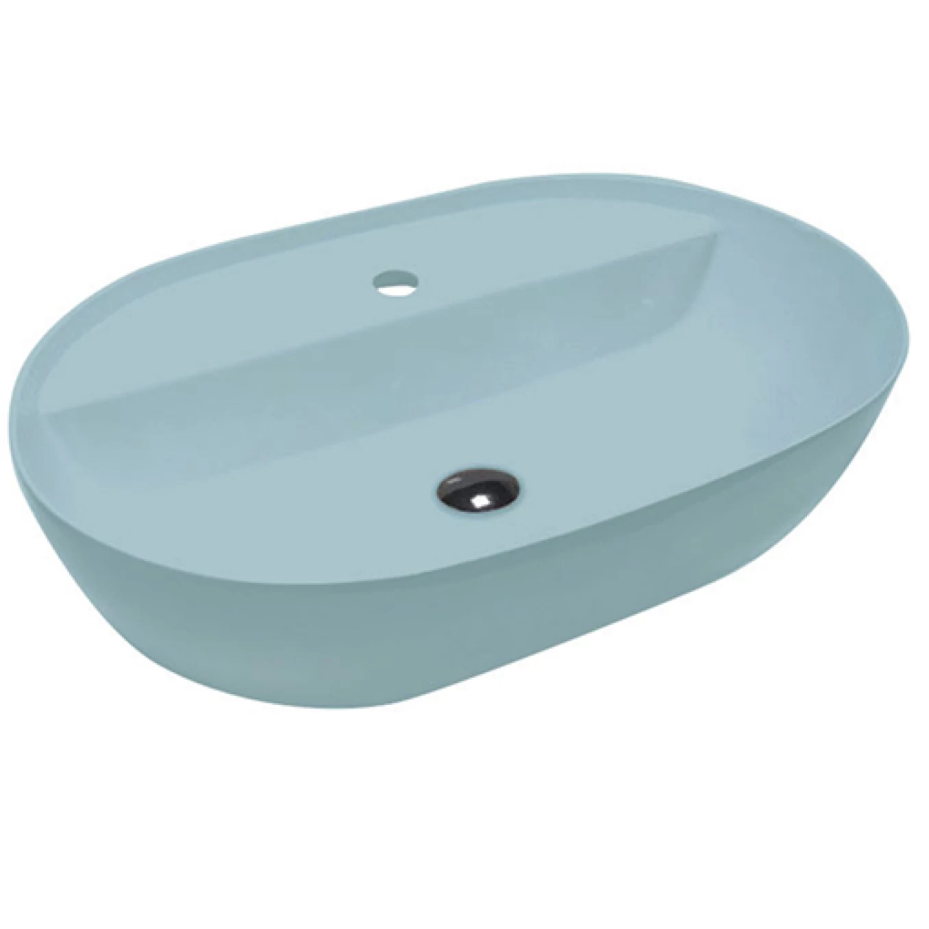 Lavabo HATRIA HAPPYHOUR SLIM 12:00 570x380 glossy sugar paper