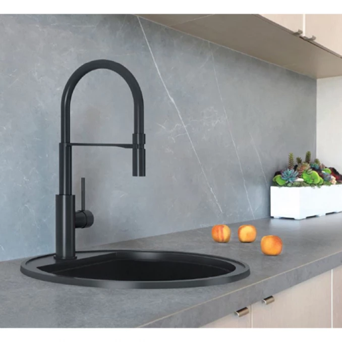 Granitna sudopera MILO ESSENCE O51 Lava stone sa sifonom