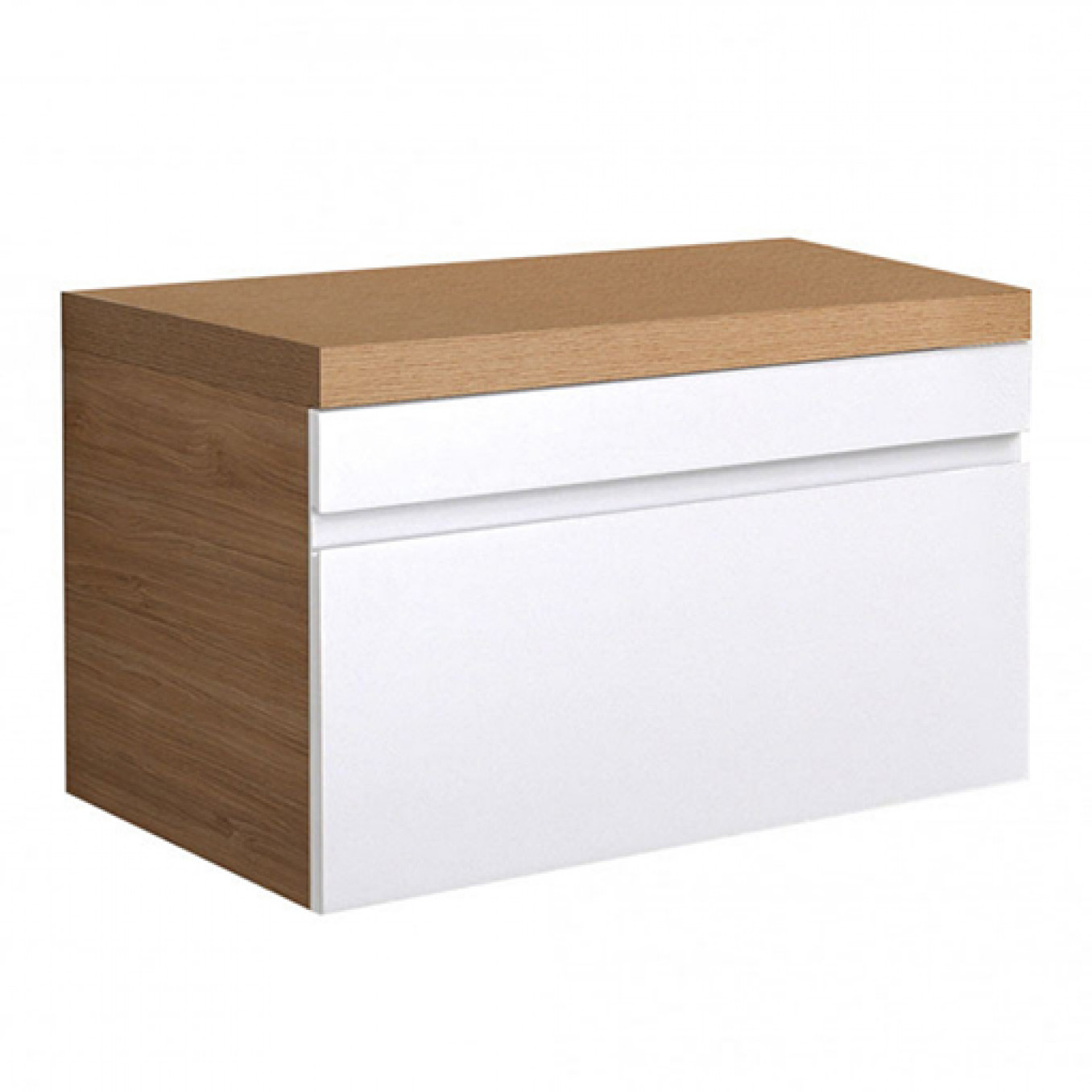 Ormarić LINEART NOTTE 600 oak white bez lavaboa