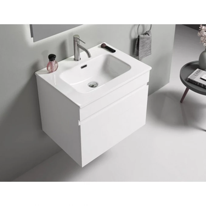 Toaletni ormarić UNILINE LUMA 600 sa lavaboom. soft close fioka 613x464x480