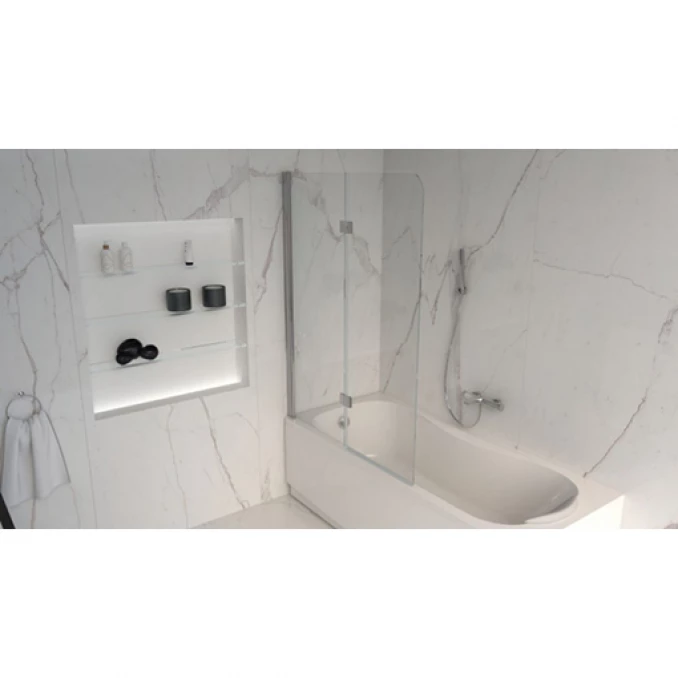 Paravan za kadu MINOTTI 1200x1500. 6mm staklo. preklopni