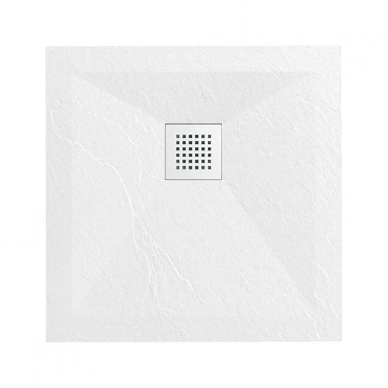 Tuš kadica COPEN SLATE WHITE 800x800x25 sa S/S white rešetkom