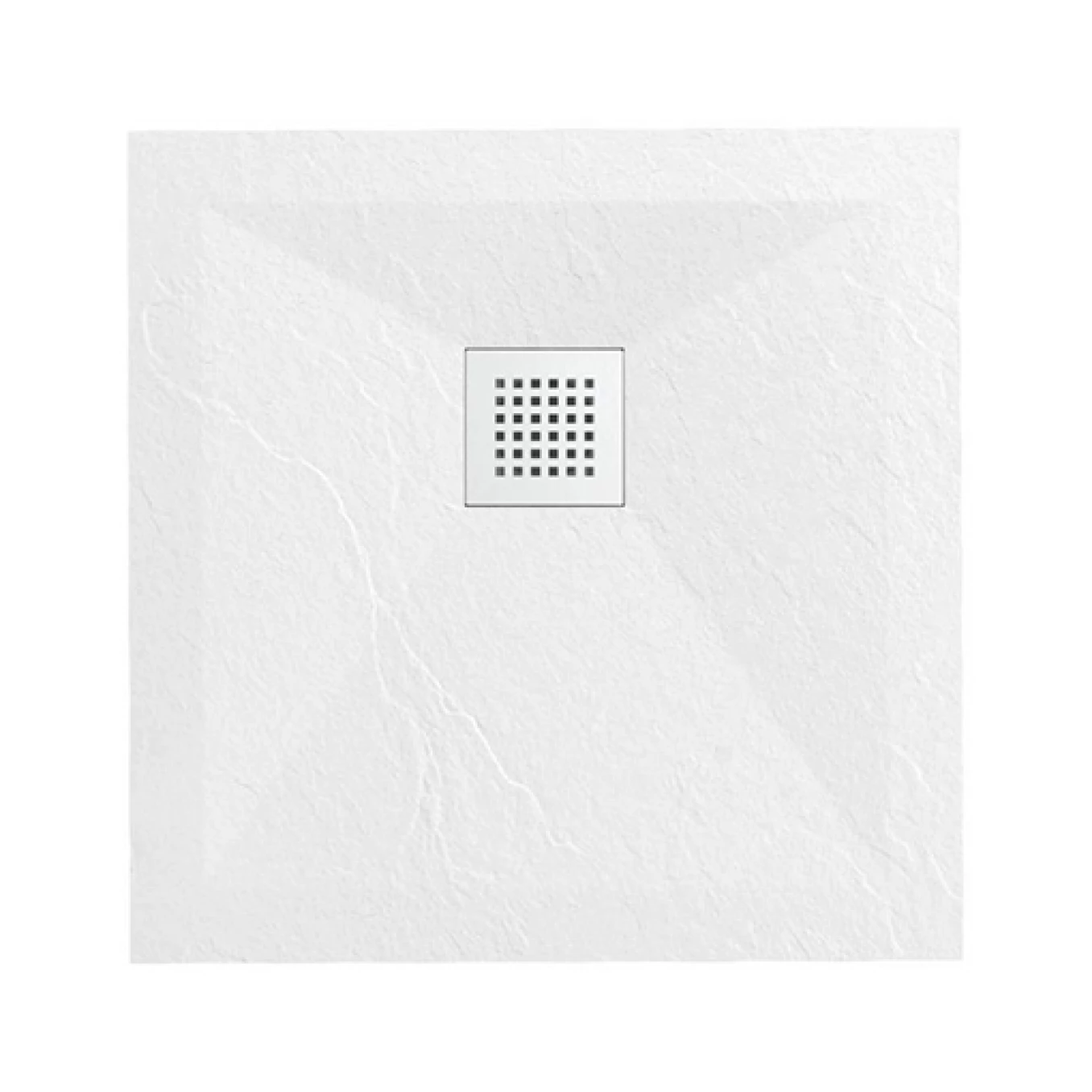 Tuš kadica COPEN SLATE WHITE 800x800x25 sa S/S white rešetkom