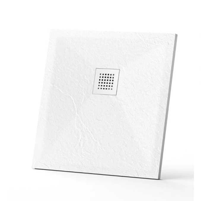 Tuš kadica COPEN SLATE WHITE 900x900x25 sa S/S white rešetkom