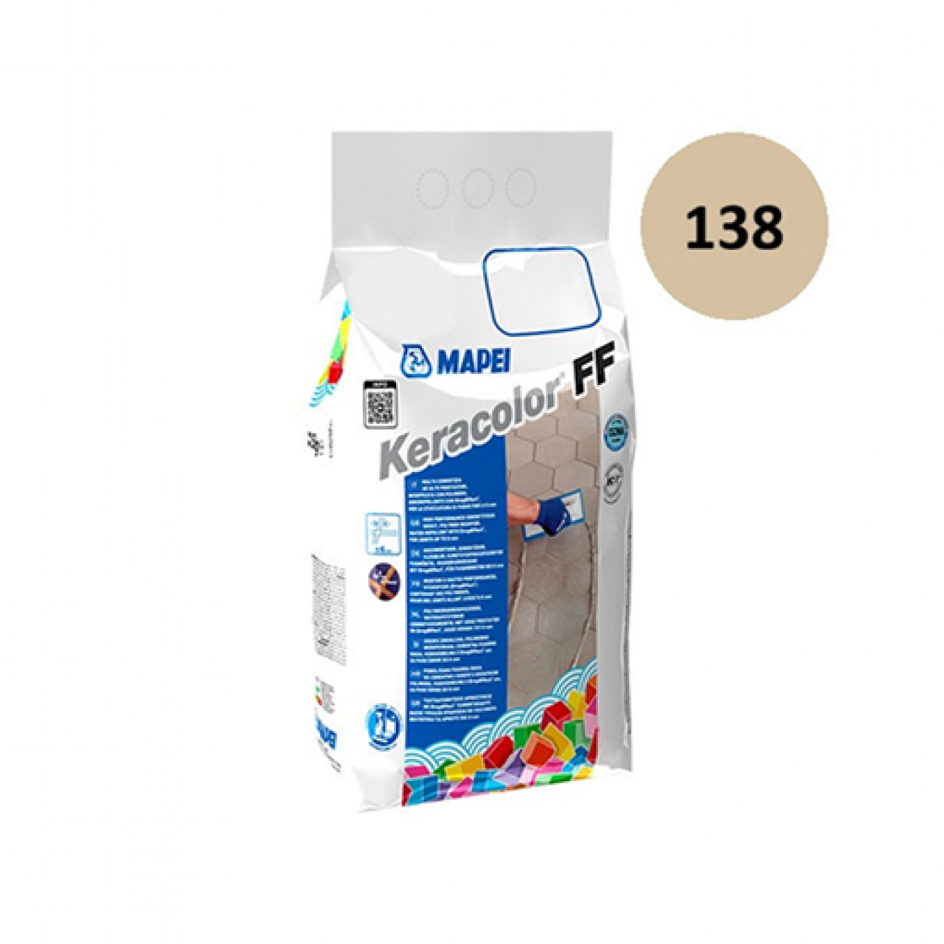 Fug masa Mapei KERACOLOR FF 2 kg almond 138