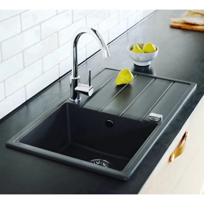 Granitna sudopera MILO METRO 62x44 Lava stone sa sifonom