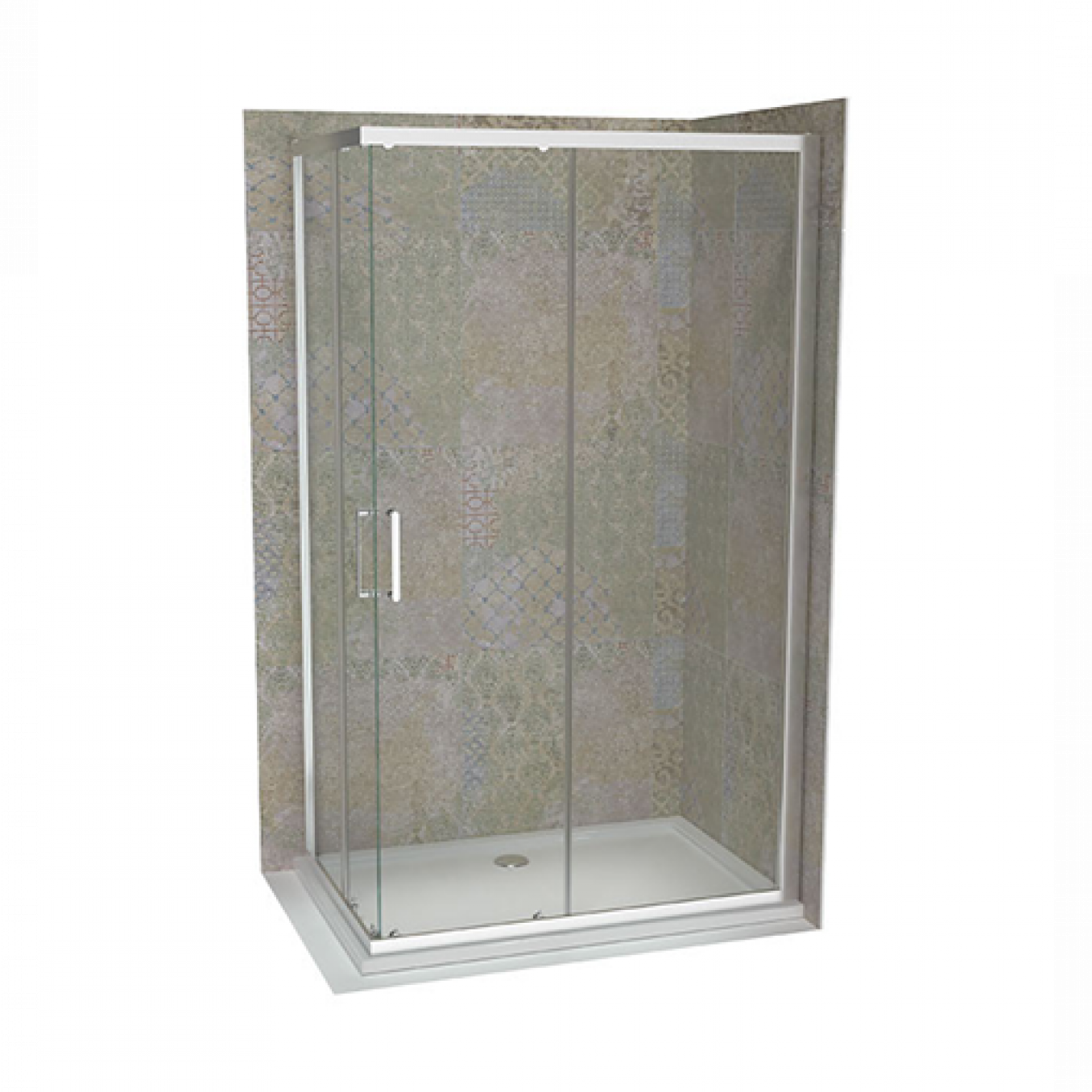 Tuš kabina ATLAS PRO 150X90 Chrome