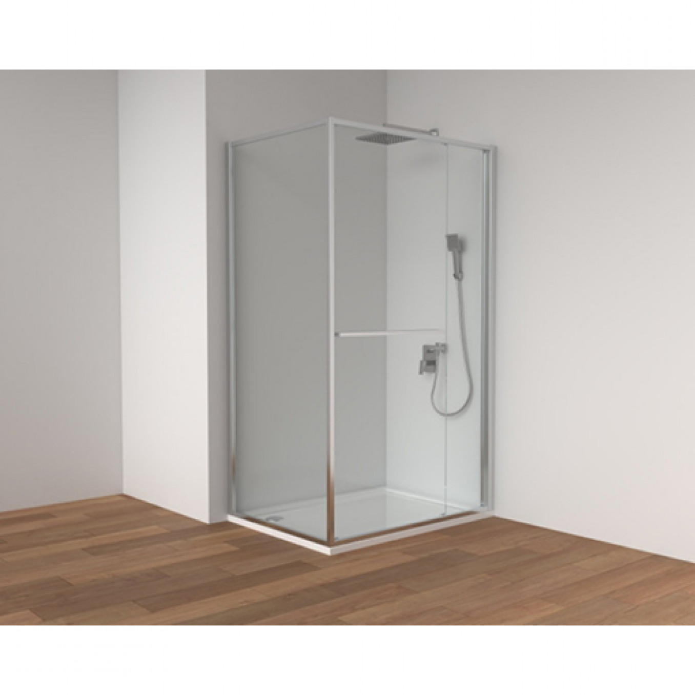 Tuš kabina COPEN ATLAS PRO 1V 1200x800x2000 hrom. staklo 6mm providno