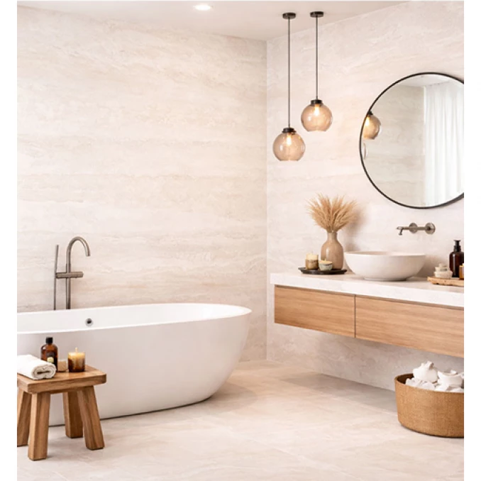 LIV TRAVERTINO CLASSICO cream matt 59.8x119.8 rett A2