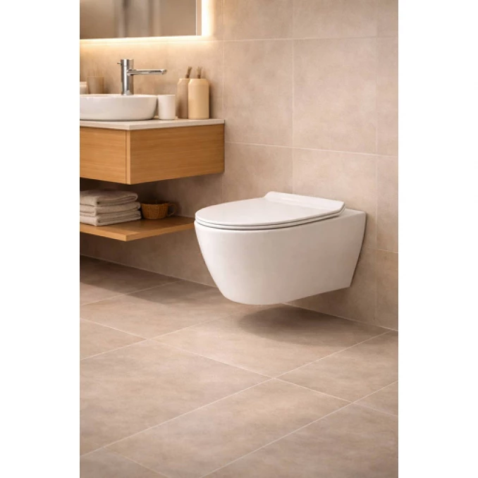 Konzolna šolja OPTIMO rimless bide funkcija sa duroplast soft close wc daskom