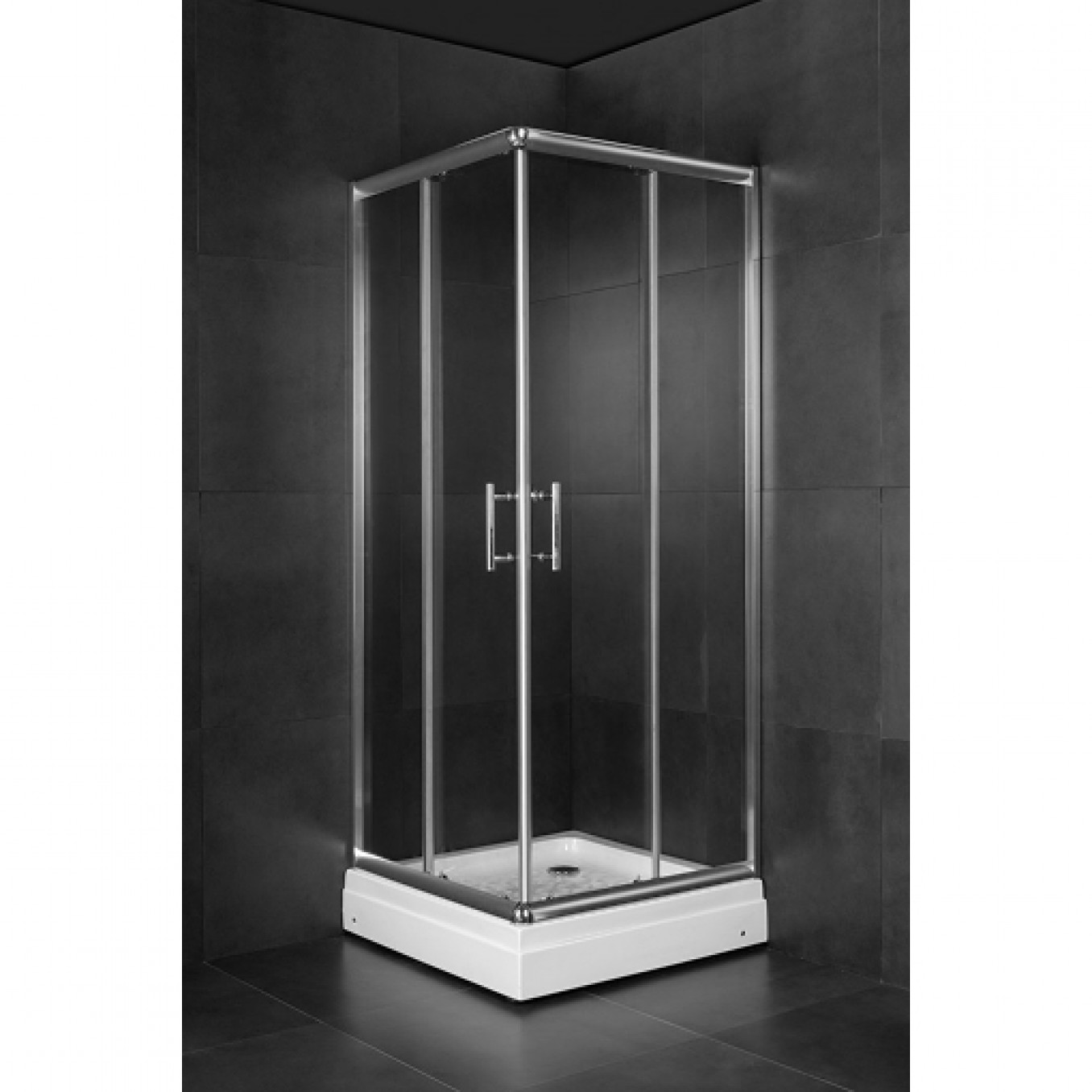 Tuš kabina kvadratna 90x90 5mm èisto staklo - JA 5192